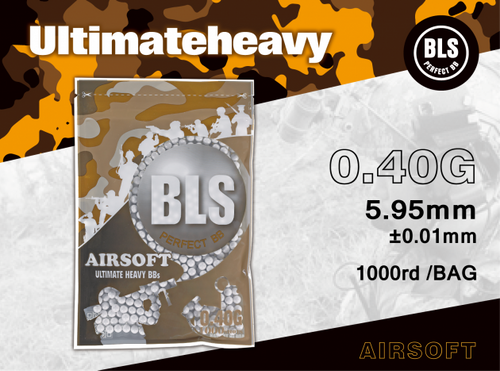 BLS 0.40g Bio BBs - 1000 bag - White