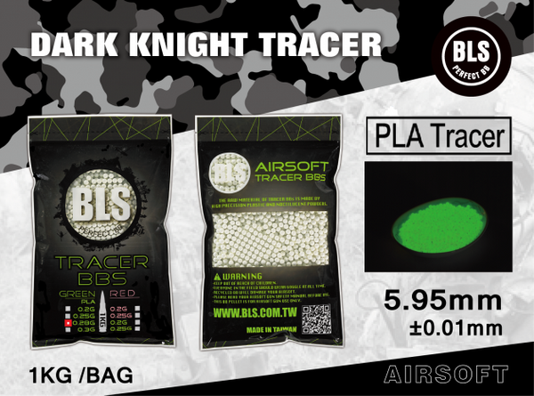 BLS 0.28g Tracer Bio BBs 1kg - Green