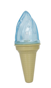Pet Life Ice Cream Cone Cooling 'Lick And Gnaw' Water Fillable And Freezable Rubberized Dog Chew And Teether Toy Pet Life Ice Cream Cone Cooling 'Lick And Gnaw' Water Fillable And Freezable Rubberized Dog Chew And Teether Toy