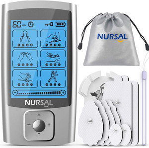 TEC.BEAN EMS TENS Unit Muscle Stimulator with 16 Modes, Rechargeable TENS Machine, 8 Pcs Electrode Pads TEC.BEAN EMS TENS Unit Muscle Stimulator with 16 Modes, Rechargeable TENS Machine, 8 Pcs Electrode Pads