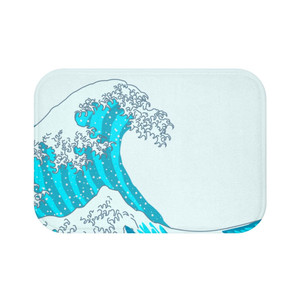 Waves Bath Mat Waves Bath Mat