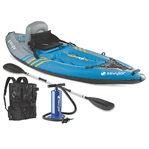 Sevylor K1 QuikPak Inflatable Kayak Sevylor K1 QuikPak Inflatable Kayak