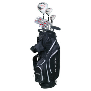Golf Adult Packages Sets for Men 12/14/16 Piece Set RH Black/Red Golf Adult Packages Sets for Men 12/14/16 Piece Set RH Black/Red