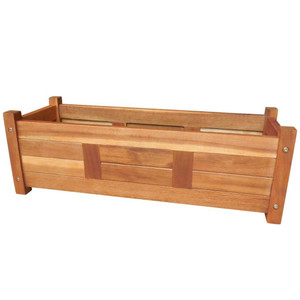 Garden Raised Bed Acacia Wood 29.9"x10.9"x9.8" Garden Raised Bed Acacia Wood 29.9"x10.9"x9.8"