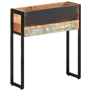 Planter 23.6"x7.9"x 26.8" Solid Reclaimed Wood Planter 23.6"x7.9"x 26.8" Solid Reclaimed Wood