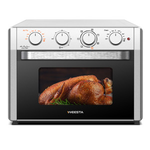WEESTA Air Fryer Toaster Oven 24 Quart - 7-In-1 Convection Oven with Air Fry, Roast, Toast, Broil & Bake Function - Air Fry Toaster Oven for Countertop - Kitchen Appliances for Cooking Chicken, Steak WEESTA Air Fryer Toaster Oven 24 Quart - 7-In-1 Convection Oven with Air Fry, Roast, Toast, Broil & Bake Function - Air Fry Toaster Oven for Countertop - Kitchen Appliances for Cooking Chicken, Steak