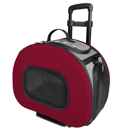 Tough-Shell Wheeled Collapsible Final Destination Pet Carrier