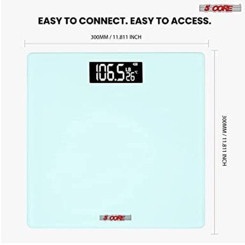 Digital Scale for Body Weight, Precision Bathroom Weighing Bath Scale