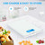 KOIOS USB Rechargeable Food Scale, 33lb/15Kg Kitchen Scale Digital Weight Grams and oz for Cooking Baking KOIOS USB Rechargeable Food Scale, 33lb/15Kg Kitchen Scale Digital Weight Grams and oz for Cooking Baking