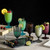 Hobnail Collection Glass Beverage Goblets set Hobnail Collection Glass Beverage Goblets set