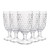 Hobnail Collection Glass Beverage Goblets set Hobnail Collection Glass Beverage Goblets set