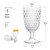 Hobnail Collection Glass Beverage Goblets set Hobnail Collection Glass Beverage Goblets set