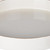 Contemporary Round Glossy Plastic Tray, White