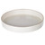 Contemporary Round Glossy Plastic Tray, White