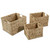 Storage Basket Set 3 Pieces Water Hyacinth Storage Basket Set 3 Pieces Water Hyacinth