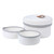 White Woven Cotton Rope Basket with Lid, 3 Pieces Decorative Toy Storage Baskets Shelf Basket White Woven Cotton Rope Basket with Lid, 3 Pieces Decorative Toy Storage Baskets Shelf Basket