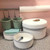 White Woven Cotton Rope Basket with Lid, 3 Pieces Decorative Toy Storage Baskets Shelf Basket White Woven Cotton Rope Basket with Lid, 3 Pieces Decorative Toy Storage Baskets Shelf Basket