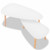 Coffee Table Set 2 Pieces Solid Pinewood White Coffee Table Set 2 Pieces Solid Pinewood White