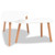 Coffee Table Set 2 Pieces Solid Pinewood White Coffee Table Set 2 Pieces Solid Pinewood White