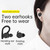CYBORIS Bluetooth 5.0 Headset TWS Dual Bluetooth Headphones