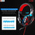 Gaming Headset for PS4 PC One PS5 Console Controller, Noise Cancelling Microphone Over Ear Stereo Headphones with Mic, LED Light, Bass Surround, Earmuffs for Laptop Mac NES Games 5 Core HDP GM1 R Gaming Headset for PS4 PC One PS5 Console Controller, Noise Cancelling Microphone Over Ear Stereo Headphones with Mic, LED Light, Bass Surround, Earmuffs for Laptop Mac NES Games 5 Core HDP GM1 R