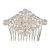 David Tutera Bridal Hair Comb Silver Metal Diamond-Shaped Design With Rhinestones David Tutera Bridal Hair Comb Silver Metal Diamond-Shaped Design With Rhinestones
