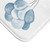 Baby Elephant Holding Balloons Mat Home Accents Baby Elephant Holding Balloons Mat Home Accents