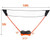 Bosonshop Portable Badminton Net Set Storage Box Base with 2 Battledores 2 Shuttlecocks Large, Orange Bosonshop Portable Badminton Net Set Storage Box Base with 2 Battledores 2 Shuttlecocks Large, Orange