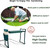 Bosonshop Garden Kneeler & Seat Folding Multi-Functional Steel Garden Stool with Tool Bag EVA Kneeling Pad Bosonshop Garden Kneeler & Seat Folding Multi-Functional Steel Garden Stool with Tool Bag EVA Kneeling Pad