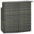 3 Piece Garden Bar Set with Cushions Gray 3 Piece Garden Bar Set with Cushions Gray