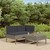3 Piece Garden Lounge Set with Cushions Poly Rattan Gray 3 Piece Garden Lounge Set with Cushions Poly Rattan Gray
