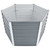Garden Raised Bed Galvanized Steel 50.8"x50.8"x31.3" Gray Garden Raised Bed Galvanized Steel 50.8"x50.8"x31.3" Gray