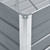 Garden Raised Bed Galvanized Steel 50.8"x50.8"x31.3" Gray Garden Raised Bed Galvanized Steel 50.8"x50.8"x31.3" Gray