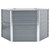 Garden Raised Bed Galvanized Steel 50.8"x50.8"x31.3" Gray Garden Raised Bed Galvanized Steel 50.8"x50.8"x31.3" Gray