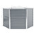 Garden Raised Bed Galvanized Steel 50.8"x50.8"x31.3" Gray Garden Raised Bed Galvanized Steel 50.8"x50.8"x31.3" Gray