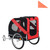 Dog Bike Trailer Red and Black Dog Bike Trailer Red and Black