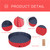 Dog Pool, 160*30/120*30 Foldable Large and Small Dog Pool, Dog Bath, 100% Safe & Non Toxic Kid's Rigid Pool  Dog Pool, 160*30/120*30 Foldable Large and Small Dog Pool, Dog Bath, 100% Safe & Non Toxic Kid's Rigid Pool