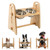 Elevated Dog Bowls for Medium Large Sized Dogs, Adjustable Heights Raised Dog Feeder Bowl with Stand for Food & Water Elevated Dog Bowls for Medium Large Sized Dogs, Adjustable Heights Raised Dog Feeder Bowl with Stand for Food & Water
