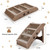 4 Step Anti-Slip Collapsible Plastic Pet Stairs Ladder For Small Dog and Cats 4 Step Anti-Slip Collapsible Plastic Pet Stairs Ladder For Small Dog and Cats