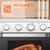 WEESTA Air Fryer Toaster Oven 24 Quart - 7-In-1 Convection Oven with Air Fry, Roast, Toast, Broil & Bake Function - Air Fry Toaster Oven for Countertop - Kitchen Appliances for Cooking Chicken, Steak