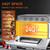 WEESTA Air Fryer Toaster Oven 24 Quart - 7-In-1 Convection Oven with Air Fry, Roast, Toast, Broil & Bake Function - Air Fry Toaster Oven for Countertop - Kitchen Appliances for Cooking Chicken, Steak