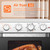 WEESTA Air Fryer Toaster Oven 24 Quart - 7-In-1 Convection Oven with Air Fry, Roast, Toast, Broil & Bake Function - Air Fry Toaster Oven for Countertop - Kitchen Appliances for Cooking Chicken, Steak 