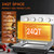 WEESTA Air Fryer Toaster Oven 24 Quart - 7-In-1 Convection Oven with Air Fry, Roast, Toast, Broil & Bake Function - Air Fry Toaster Oven for Countertop - Kitchen Appliances for Cooking Chicken, Steak