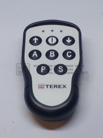 REMOTE HANDSET, WIRELESS, TIPPING GRID, 3 LEDS, BLACK