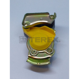 COUPLING, GLAD HAND, YELLOW PALM