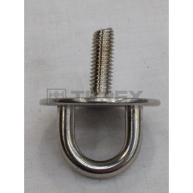 ROUND EYE PLATE WITH STUD - 6 mm X M8
