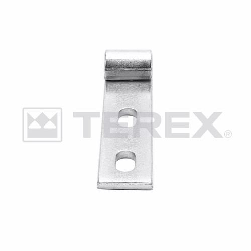 SLOTTED HINGE-EYE ZINC PLATE 2 HOLES