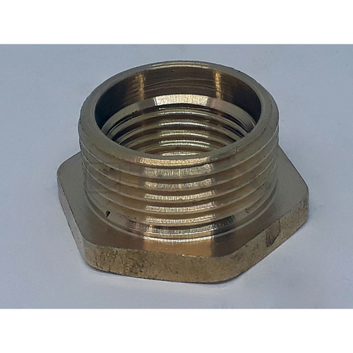 BUSHING, REDUCER, 3/4" x 1/2" BSP, BRASS, PAN FEEDER