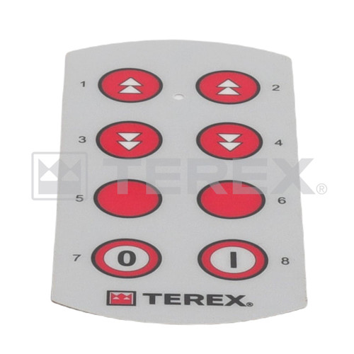 REMOTE HANDSET LABEL, UMBILICAL, TIER 4 MACHINES