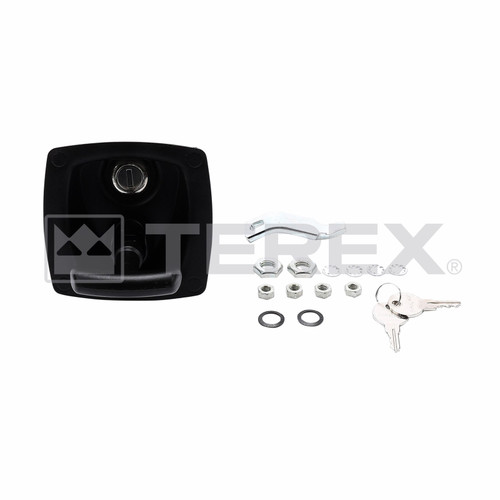 SQUARE DOOR HANDLE LATCH / LOCK ASSY (12.86.3030)